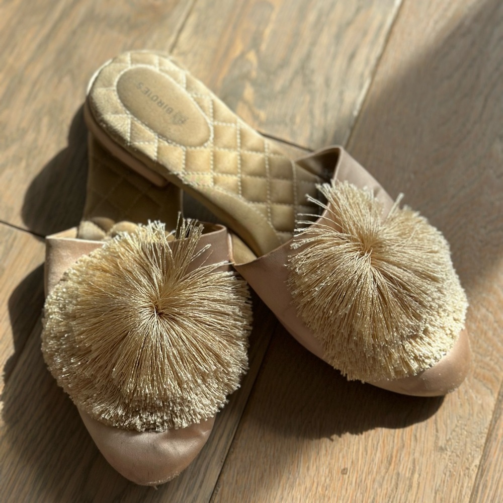 Birdies Pom-Pom Women's Slides